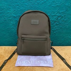 Dagne Dover Large Dakota Neoprene Backpack, Dark Moss